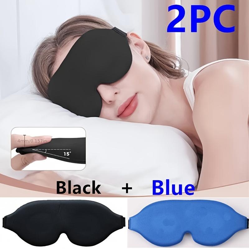 1Pc/2Pcs/3Pcs 3D Eye Contour Sleep Mask Zero Eye Pressure Eye CoverSoft And Com Fortable To Help With Deep Sleep And Yoga Relaxation Adjustable Strap