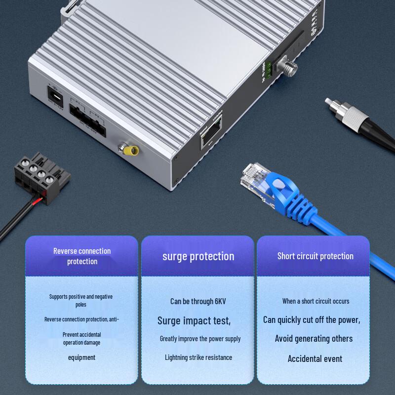 Zhongke Optoelectronics Industrial 100Mbps Fiber Transceiver
