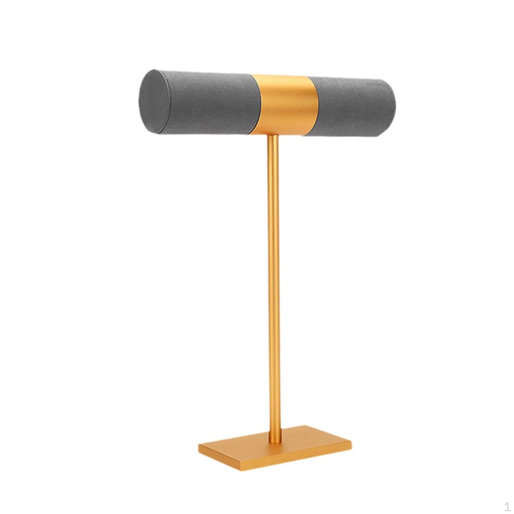 Bracelet Display Stand Jewelry Holder Bangle Hair Band Rack Organizer T Bar