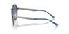 Emporio Armani Shiny Sunglasses Size 53 Women's Gunmetal/Blue EA2146,