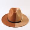 Popular European and American Classic Double-color Wide-brimmed Top Hat Men's and Women's Fashion OL Style Cowboy Hat Jazz Hat