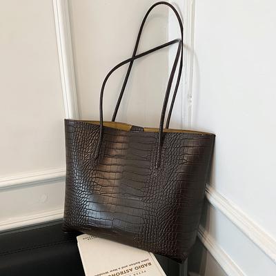 Ladies Handbag Tote Bags Large Capacity Shopper Designer Handbags for Women Fashion Stone PU Leather Casual Luxury Shoulder Women's Bags