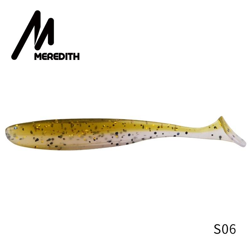 

Риболовні приманки Meredith Easy Shiner 50 мм 75 мм 100 мм 130 мм Воблери М’які приманки для риболовлі на коропа Силіконові штучні подвійні кольорові приманки 130mm 4pcs