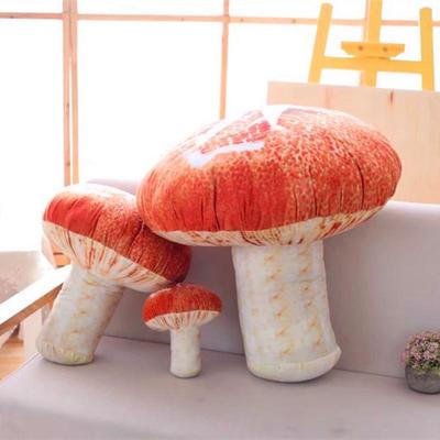3D Realistic Mushroom Head Cushion - Washable Plush Toy, Creative Christmas or Birthday Gift for Girls