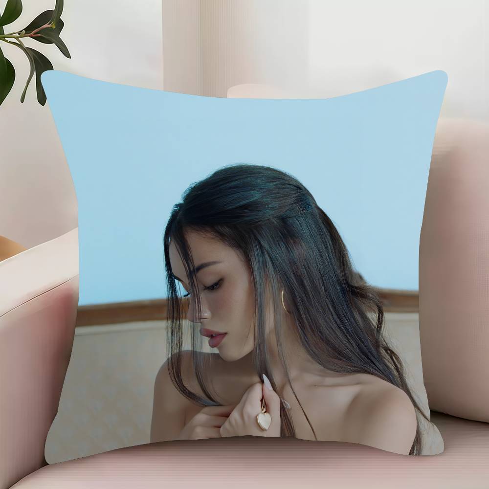 M-Madison Beer Locket  Pillow Case Decor Protective Covers Comfortable soft for Sofa Living Room Home office 12x12Inch