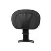 Motorcycle Black PU Leather Front Driver Rider Backrest Pad For Harley Touring CVO Electra Street Glide Road King 09-22