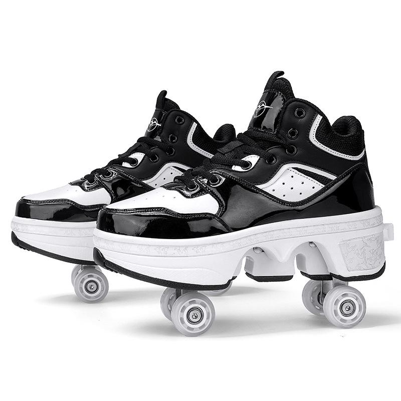 Zhang Guowei Style Adult & Kids 4-Wheel Roller Skates: Walkable & Skatable