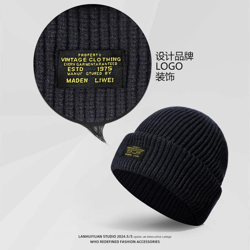 Hat Men's Winter Face Protection Hood Windproof Warm Mask Ear Protection Knitted Wool Cold Hat Women