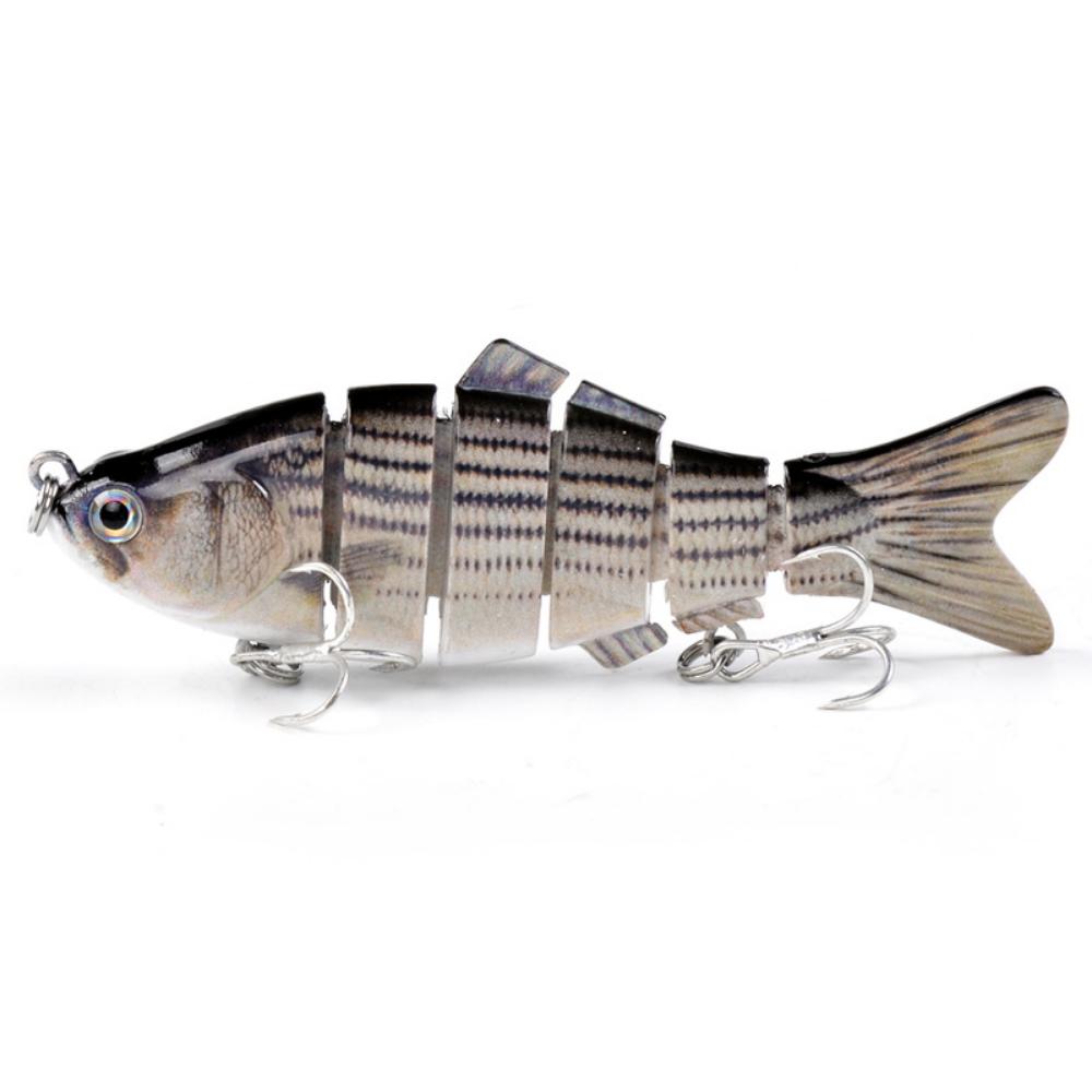 Simulierter mehrteiliger Fisch 7cm-6 Abschnitte Luya-Köder, Hardbait und Kunstköder