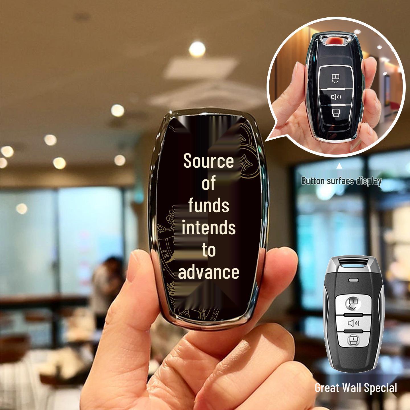 

Great Wall Haval H6 Car Key Cover - Mythical Beast, Big Dog H9, First Love Shell H5, Fierce Dragon, Red Hare Design