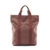 Used Herline Cabas Tote Bag Canvas Nylon Canvas Brown Used Unisex