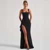 European Style INS Women Clothing Wear Maxi Dress Summer Fashion Sexy Spaghetti Strap Backless