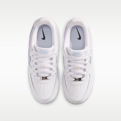Kids' Sneakers Nike Air Force 1 GS 'White Blue Tint Silver'