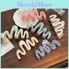 Elegant Acrylic Large Claw Clip For Upscale Hairstyles In Mixed Colors For Women