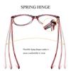 Fashion Prescription Anti Blue Light Reading Glasses Women +4.75 +6.00