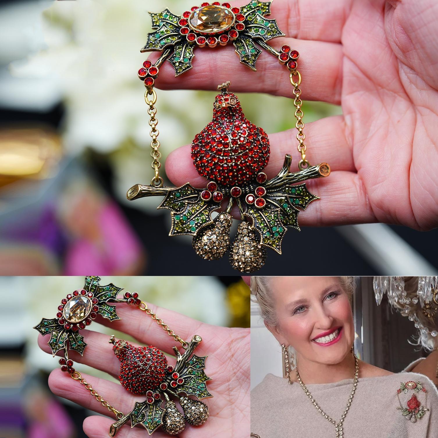 

Жіночі Чоловічі Мода Класична Повністю Кришталева Важка Промисловість Брошка Шпилька Середній Дизайн Стрази Класичні Палацові Значки Ювелірні Вироби