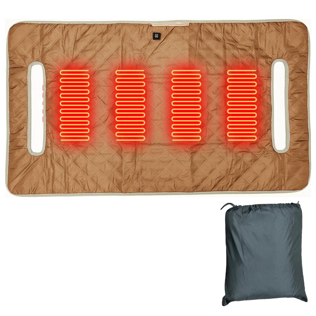 Golf Cart Seat Blanket Waterproof Heated Seat Cushion Travel Sports Cart Seat Cushion Cover Golf Gifts for Men Golf Lover