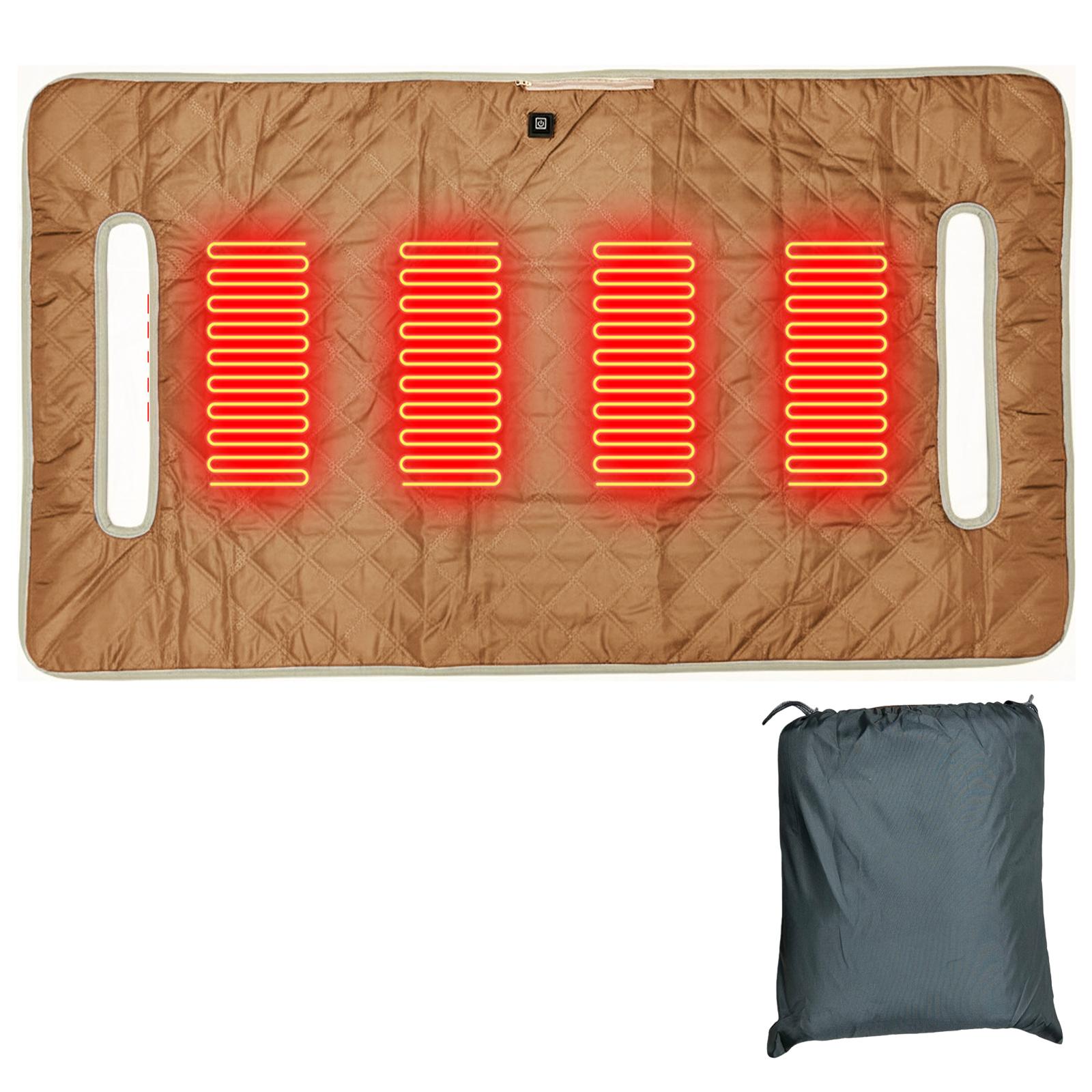 

Winter Warm Washable Electric Blanket Thicker Heaters Golf Cart Seat Towel Blanket Waterproof Heated Seat Cushion Heating Pad кофейный