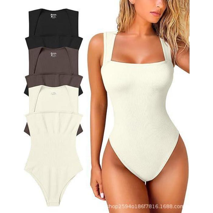 European And American Seamless Explosion Yoga Fitness Straps Jumpsuit Women'S Belly Elastic Body Sculpting Integrated Clothes Sexy Sportswear