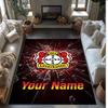 Bayer Leverkusen Fußball Gedruckter Kristall-Samt-Teppich Rutschfester Kristall-Samt-Teppich Für Sofa Schlafzimmer Innenbereich Heimdekoration