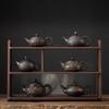 Jianshui Purple Ceramic Teapot Chinese Xishi Pot Handmade Jumping Knife Pattern Household Ceramic Filter Brewing Teapot
