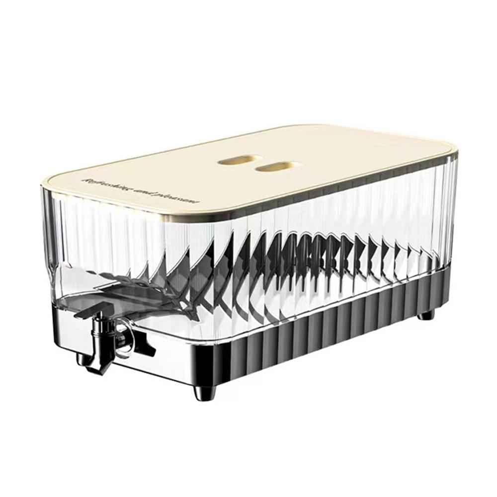 3/5/9L Large Capacity Summer Cold Water Kettle with Tap Refrigerator Fruit Tea Cold Brewing Kettle Leakproof Clear