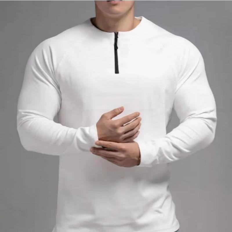Men S Slim Fit Long Sleeve Fleece Lined T Shirt For Winter Sports