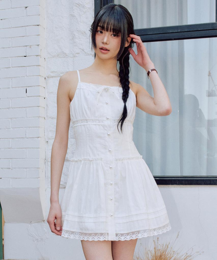 ZEROPLANET Lucia Sleeveless Mini Dress [White]
