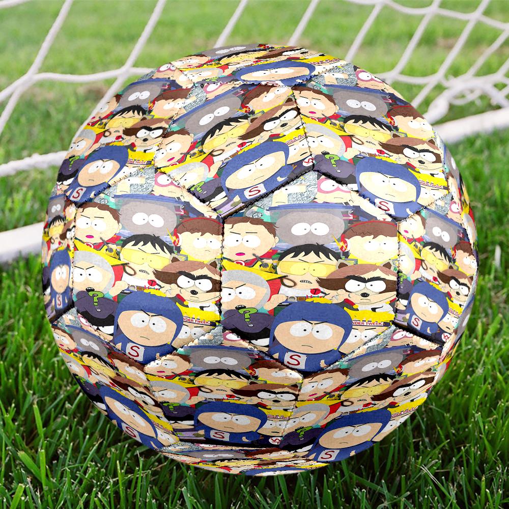 South Park Theme Size 5 Soccer Ball, Suitable for Both Indoor and Outdoor Matches, a Gift Suitable for Everyone.