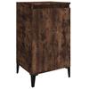 Nightstands (2 pcs) Smoked Oak 40 x 35 x 70 cm engineered wood