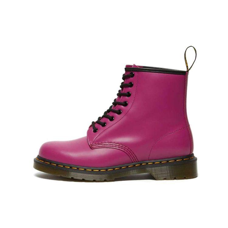 Dr. Martens 1460 Boty na šněrování s kulatou špičkou Unisex boty Růžové 27139673