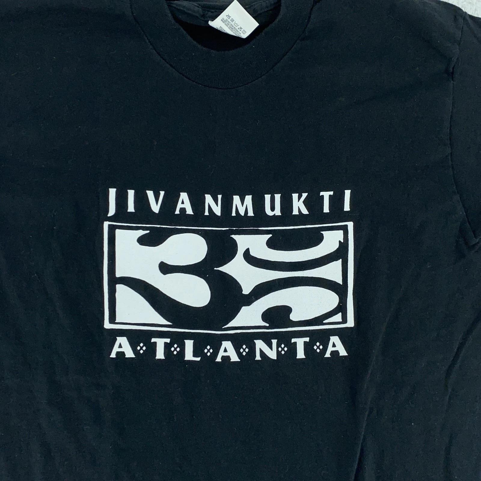

Vintage Jivanmukti Atlanta HInduism Shirt Mens M Yoga scripture Spiritual 90s M