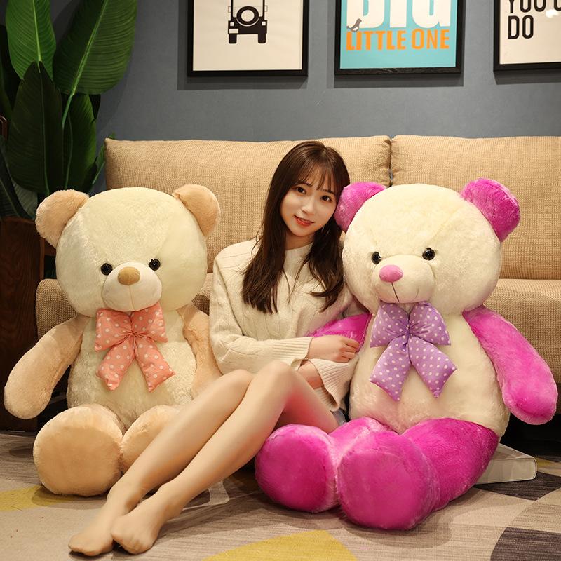 Große Fliege Bär Puppe Plüschtier Teddybär Stofftier Umarmung Panda Puppe Geburtstagsgeschenk