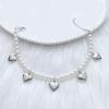 Imitation Pearl Anklet Trouser Chain With Spike Charms Adjustable Punk Style Ankle Bracelet Women Jeans Decor Fashion Jewelry