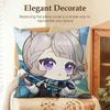 Lynette Cute Genshin Impact Cushion Cover Natural Linen Organic Fabric Double-Sided Printing Sofa Home Decor Gift Pillow Case