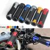 Rubber Moto Handlebars Grip CNC Aluminum Moto Handle Grip Handlebar Hand Grips  Motorbike Parts