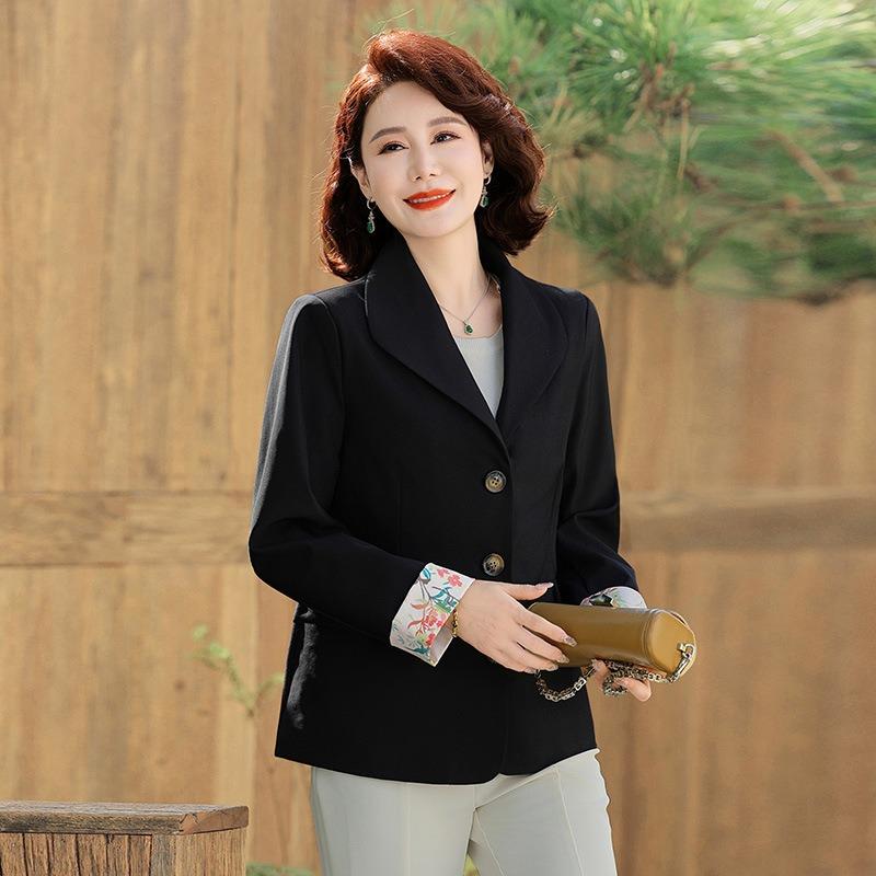 

Новое весеннее пальто маленький костюм годовалый 0 средний женский костюм топ 5XL чёрный