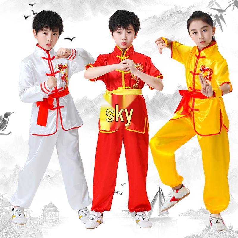 Kids' Wushu and Kung Fu Performance Uniforms: Dragon & Lion Dance, Tai Chi Costumes