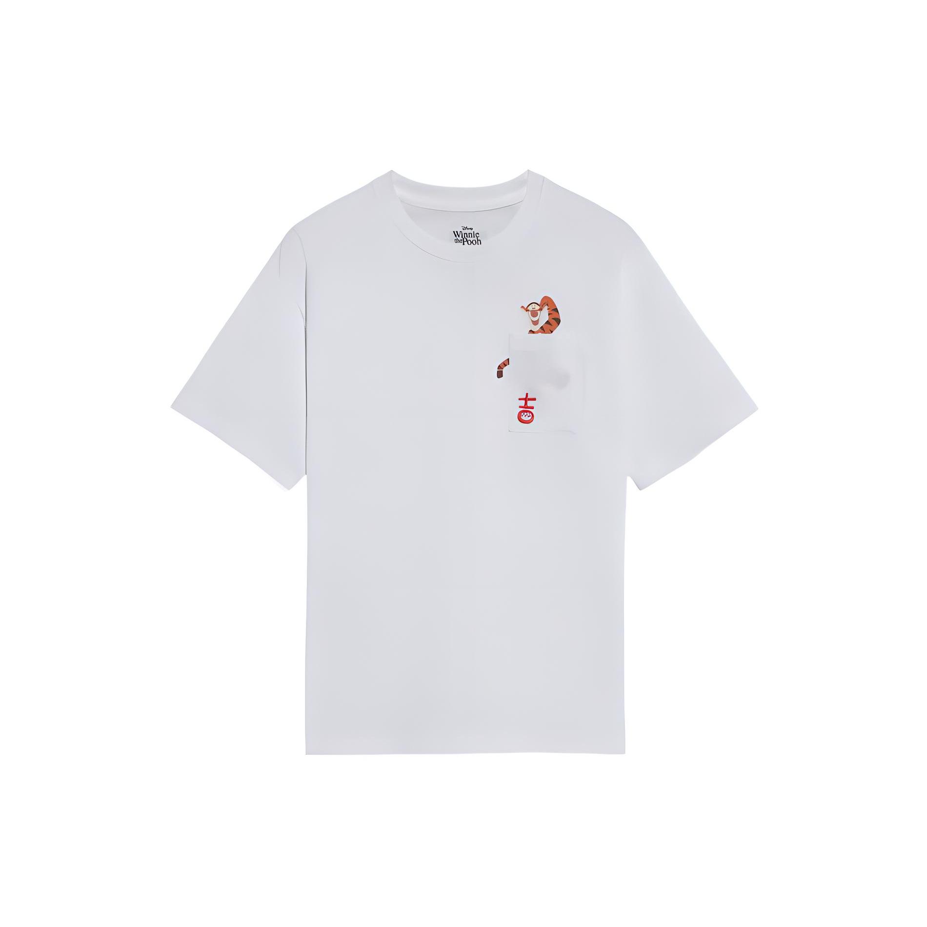 Li Ning x Disney Sports Fashion Collection T Shirt Unisex White AHSS583-1 XL