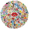 200 Hand-Painted Illustration Stickers European And American Style Series Graffiti Stickers Children'S Stickers