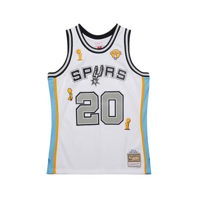 Mitchell Ness 2002 Hardwood Classics Retirement Manu Ginobili San Antonio Spurs "" Swingman Jersey SMJY5236-SAS02MGNWHIT