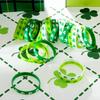 10 stuks Sint Patrick's Dag Siliconen Armband Vakantie Festival Cadeau voor Kind Kinderen Podiumoptreden Cadeau Geschenken