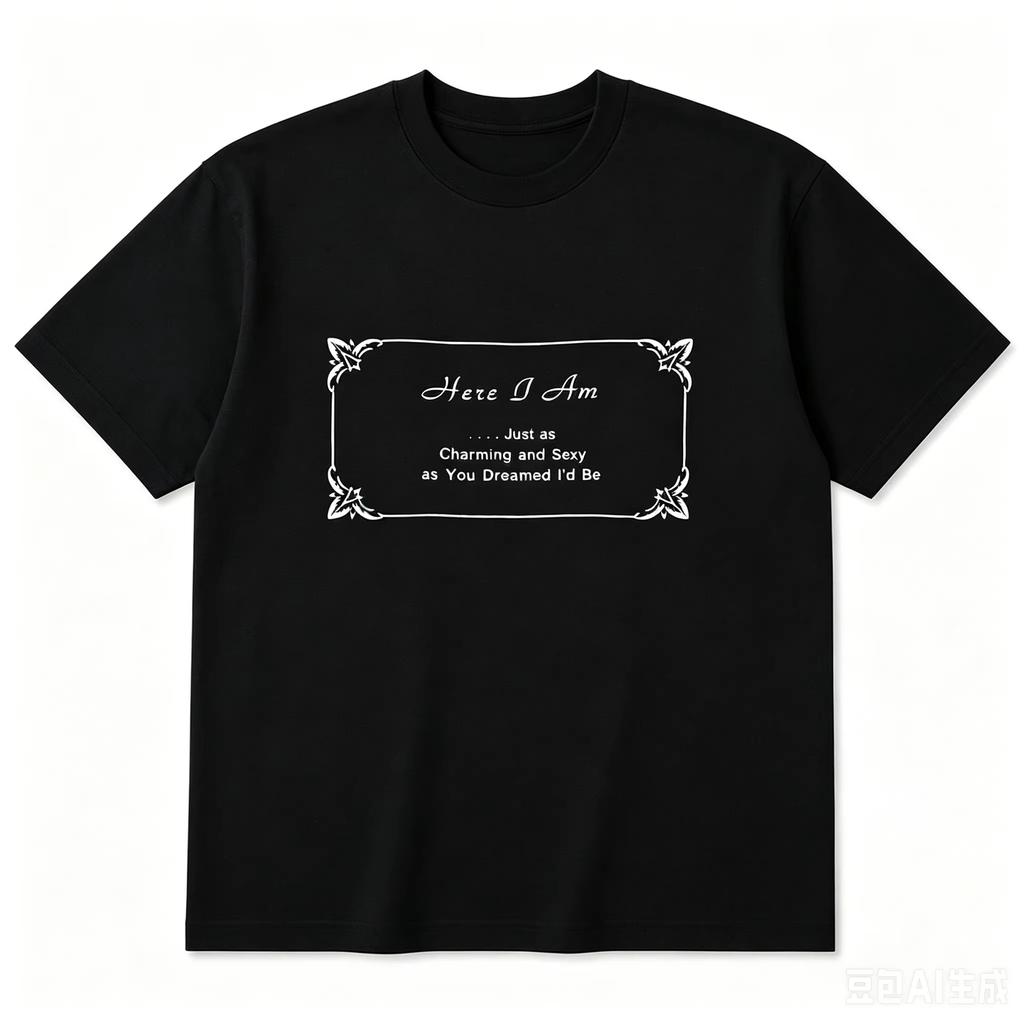 Harry Styles Here I Am Just As Charming And Sexy As You Dreamed Id Be Tshirt 100cotton Unisexs Unisexs Popular Oversized Tshirt