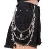 Hiphop Street Skirt Decoration Belt Luxury Women Metal Belt Hollows Out Belt for Enhancing Everyday and Event Outfits