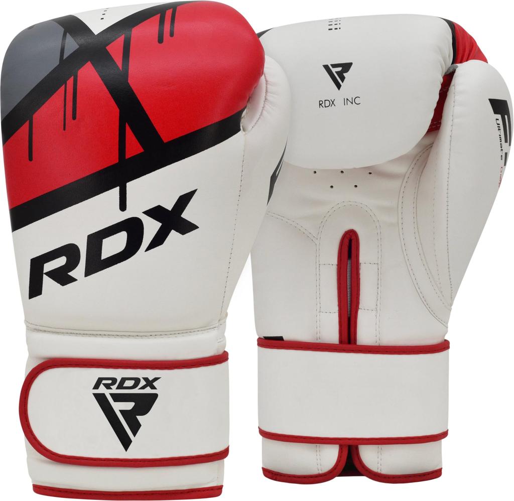 Boxerské rukavice RDX pro trénink Muay Thai Mayanhide Kožené rukavice Bojový Kickbox Sparing EGO Rukavice Boxovací pytel Focus Pad Thai Pad Grappling Dummy