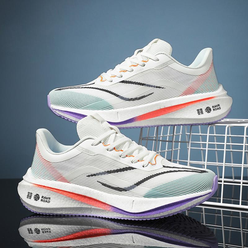 

Feidian 3 настоящая карбоновая пластина + настоящая взрывная + резиновая подошва амортизатор кроссовки 36