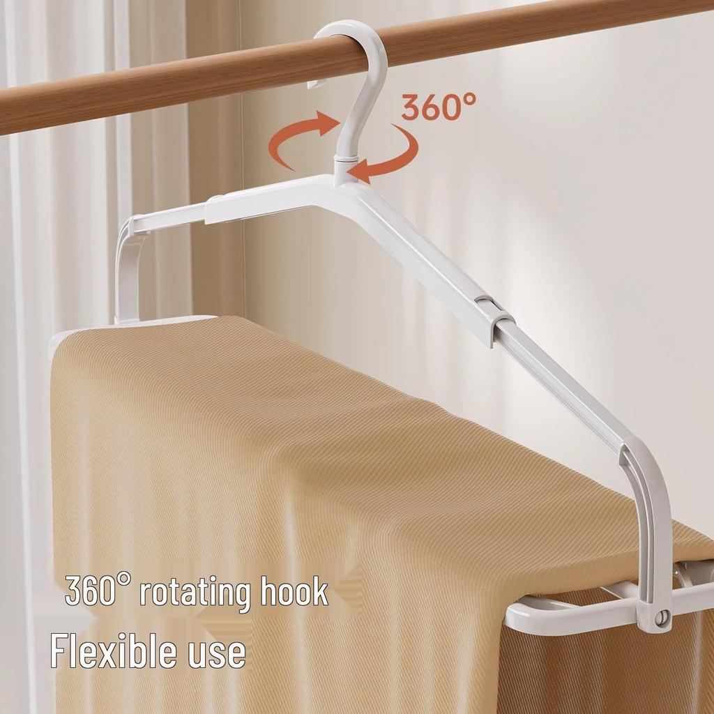 Foldable Retractable Multi-layer Clothes Drying Rack for Indoor & Outdoor Use
