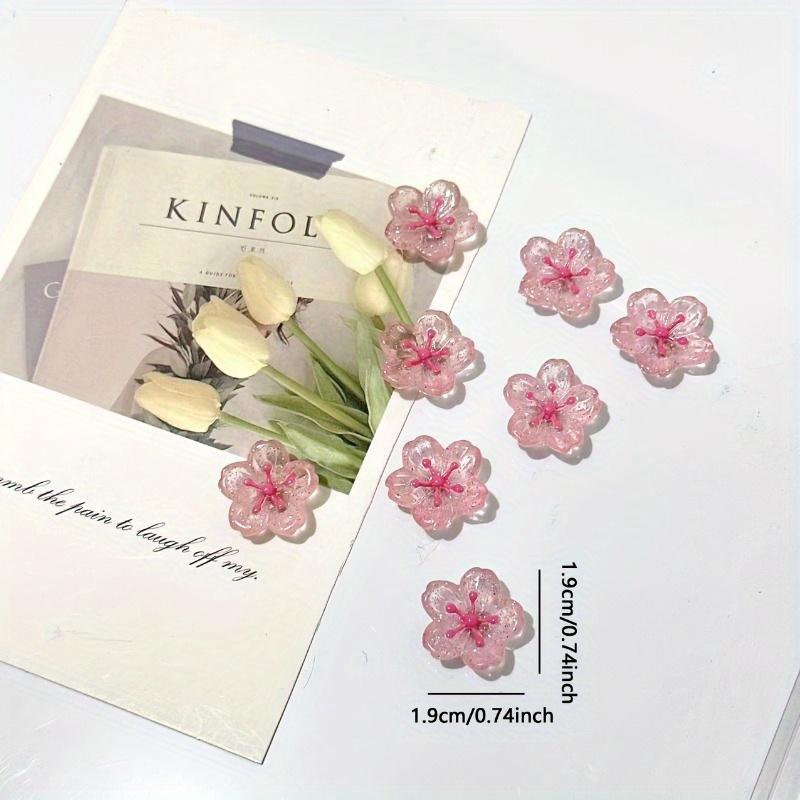 Cherry Blossom Magnets, Cute Decorative Fridge Magnets for Office Whiteboard, Lockers, Dishwashers, Kitchen & Home Decor