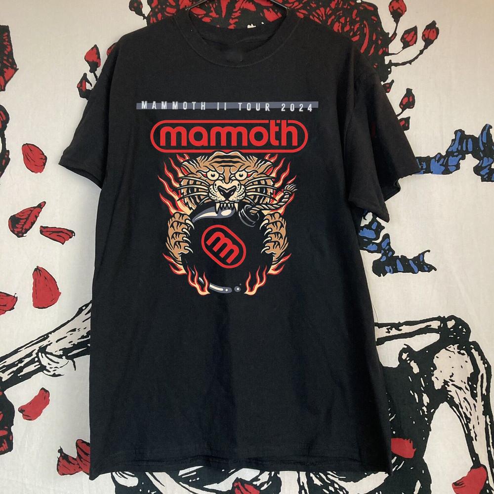 Футболка Mammoth WVH Band Mammoth II Tour 2024 Все размеры NW11 Унисекс XXXL