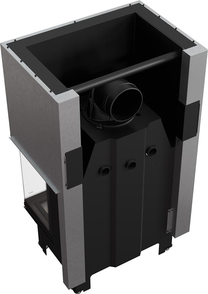 Stahlkamin KRATKI NBC 800/400 10 kW Ø 200 Lift-up schwarz Thermotec